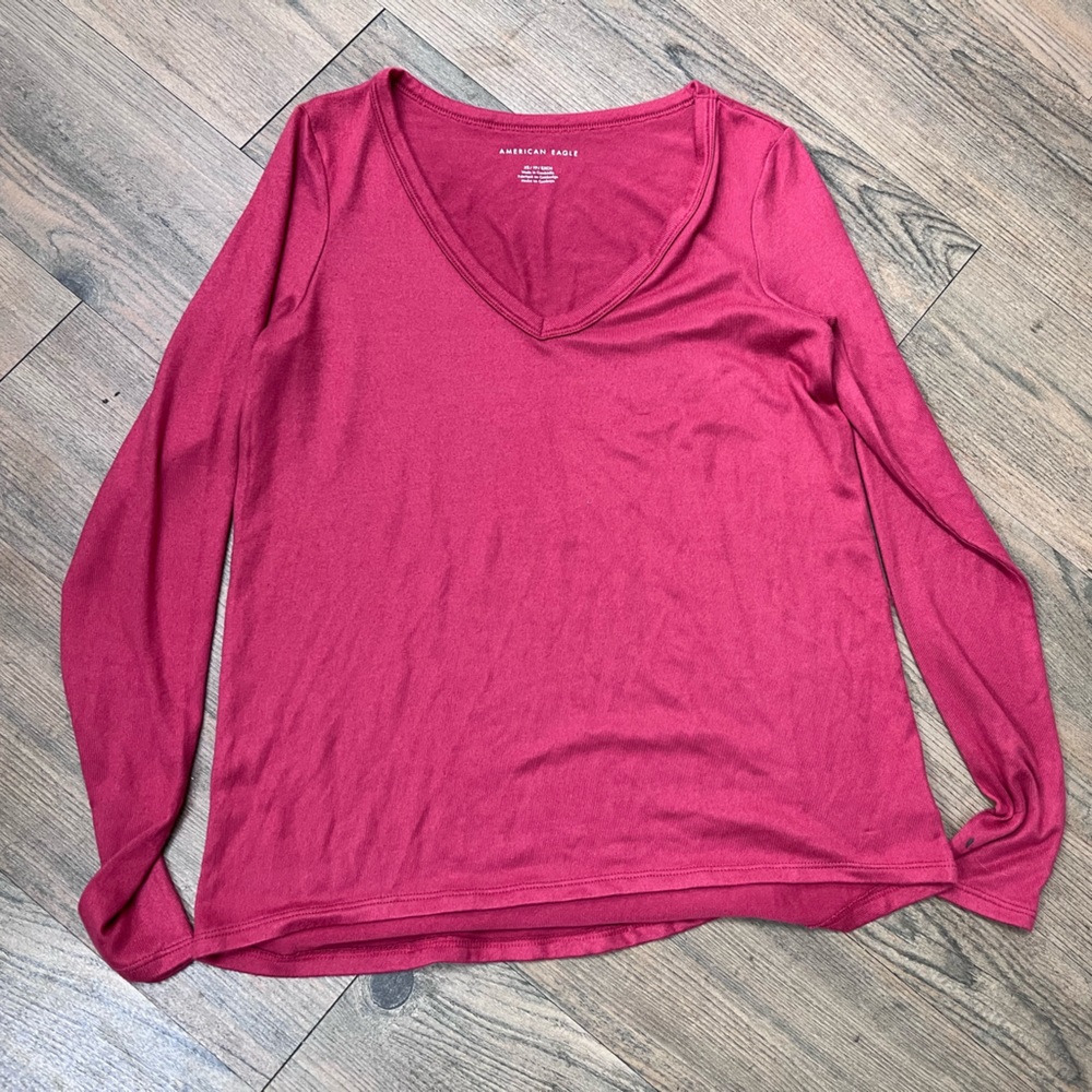 Red American Eagle long sleeve